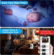 Load image into Gallery viewer, Enhanced 2K Indoor Security Camera - Smart Alerts and 24/7 Monitoring - 2 Pack