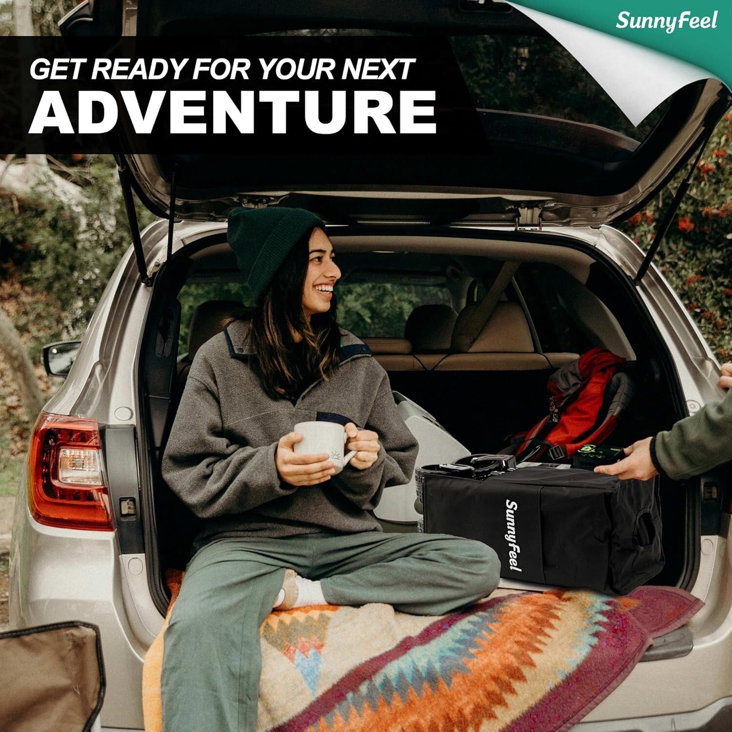 49'' Heavy-Duty Wagon Cart with All-Terrain Wheels - Perfect for Garden & Sports