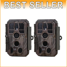 Load image into Gallery viewer, High-Performance Game Surveillance Cameras with 100ft Night Vision - 2 Pack