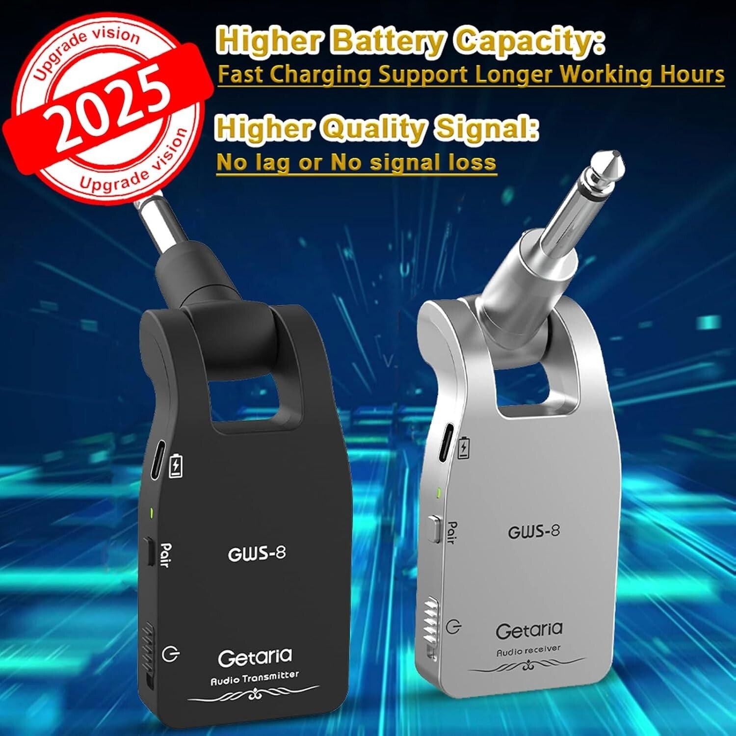 Upgrade Your Performance: 2.4G Wireless Guitar System for Electric Guitar & Bass