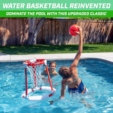 Load image into Gallery viewer, Splash Hoop 360 Floating Pool Basketball Game with 2 Balls &amp; Pump - Choose Color