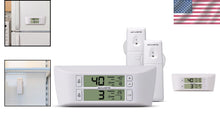 Load image into Gallery viewer, FDA-Certified Digital Wireless Thermometer for Fridge/Freezer with Custom Alarms