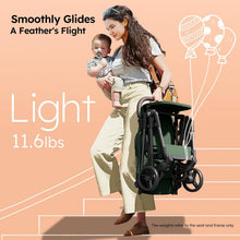 Load image into Gallery viewer, Gold Award Winning Lightweight Baby Travel Stroller - One-Handed Fold, 11.6 lbs