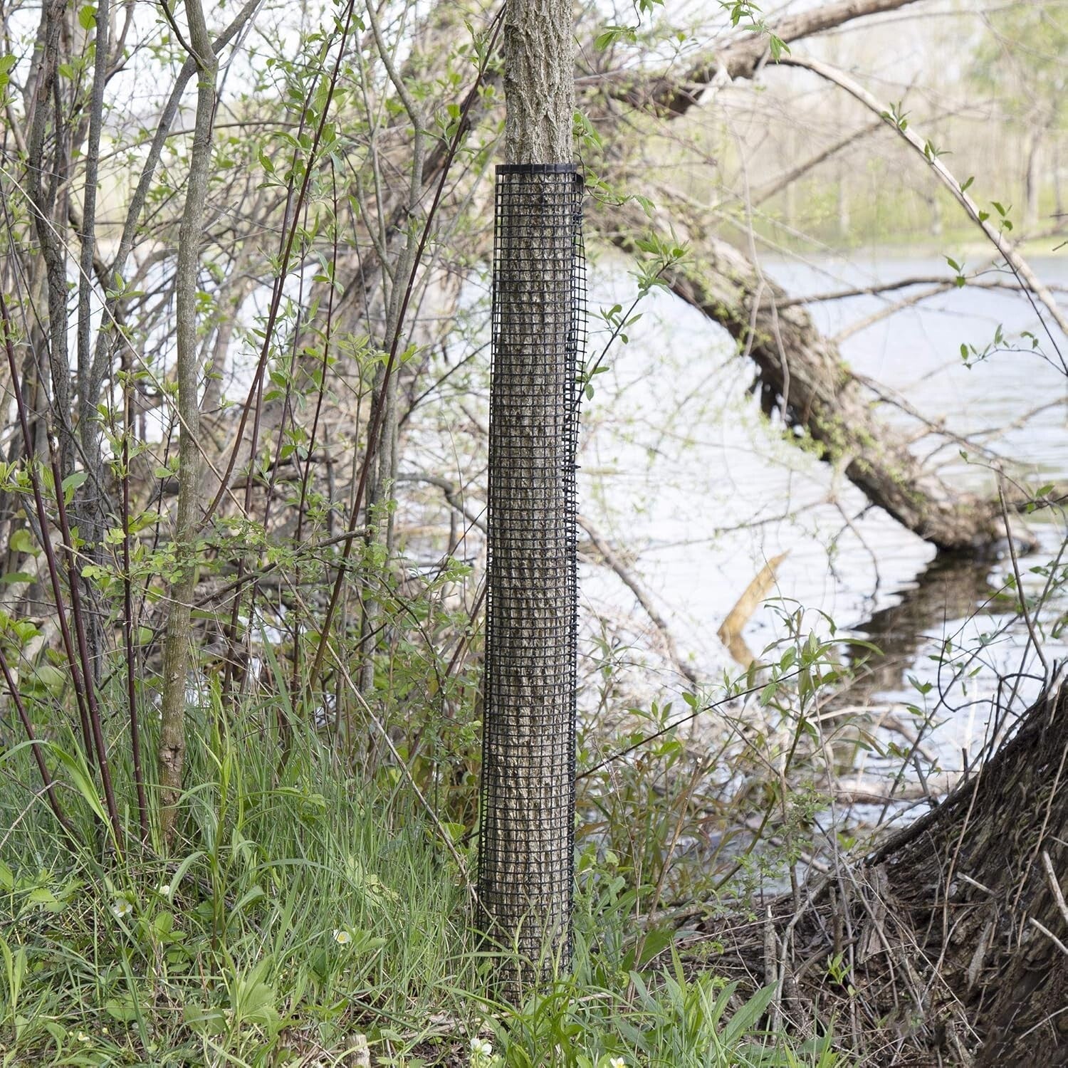 Durable Mesh Tree Bark Protectors | 5-Pack, 48" Tall for Optimal Tree Care