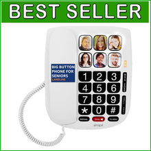 Load image into Gallery viewer, Compact Hands-Free Phone with Large Buttons &amp; Memory for Easy Communication