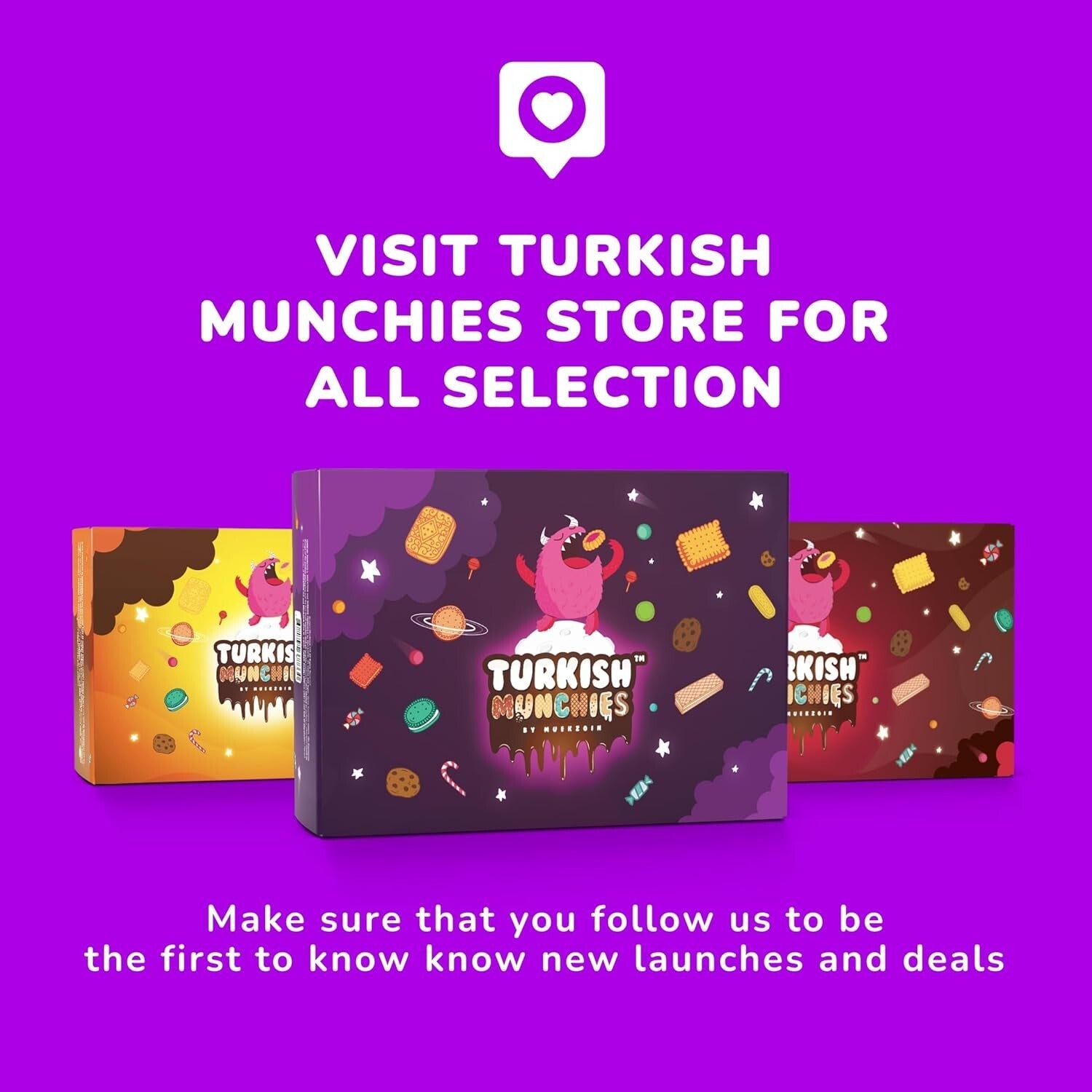 Mega International Snack Box: 32 Exotic Turkish Treats & Unique Food Gifts