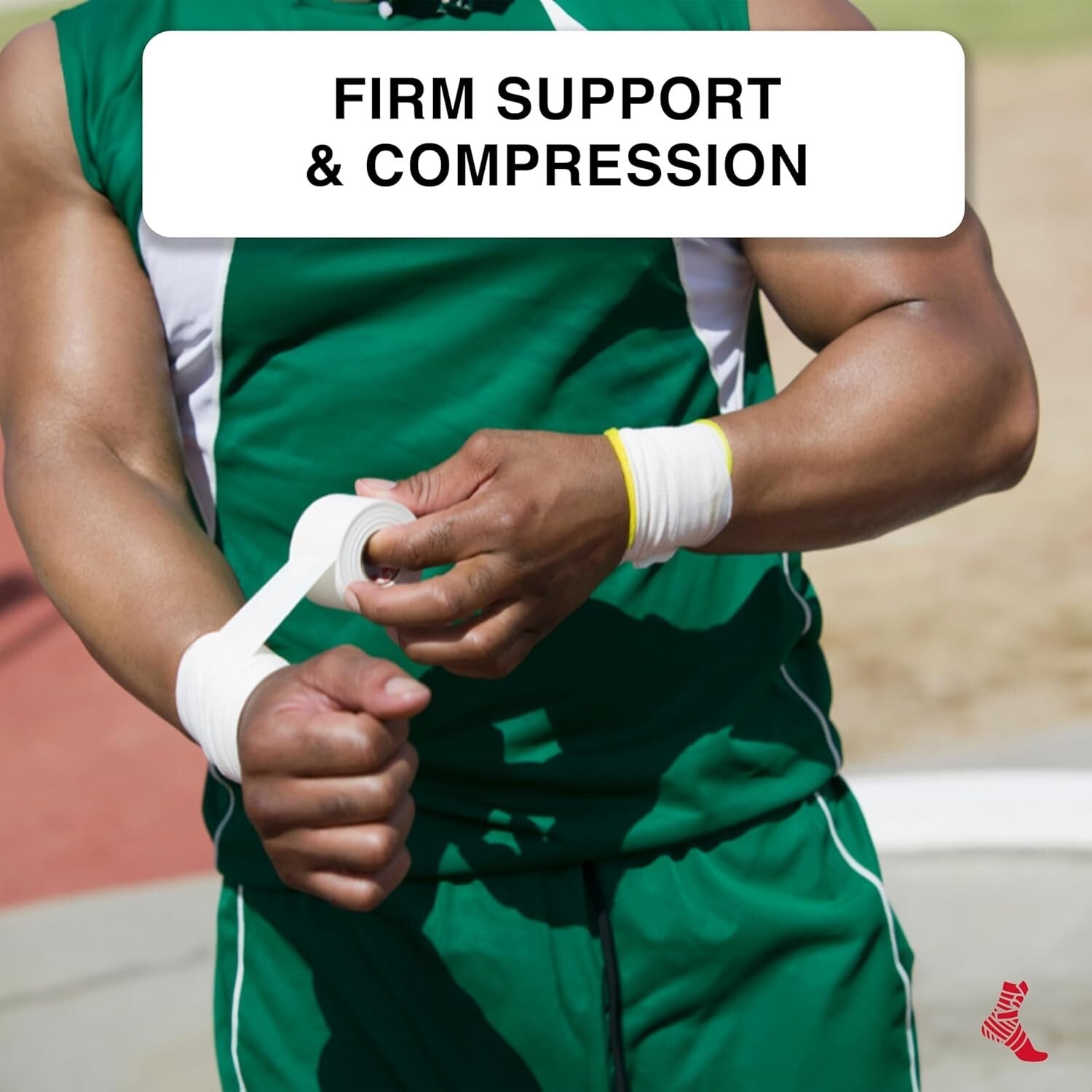 Durable Water-Resistant Athletic Tape - 32 Rolls, Easy Tear for Quick Support