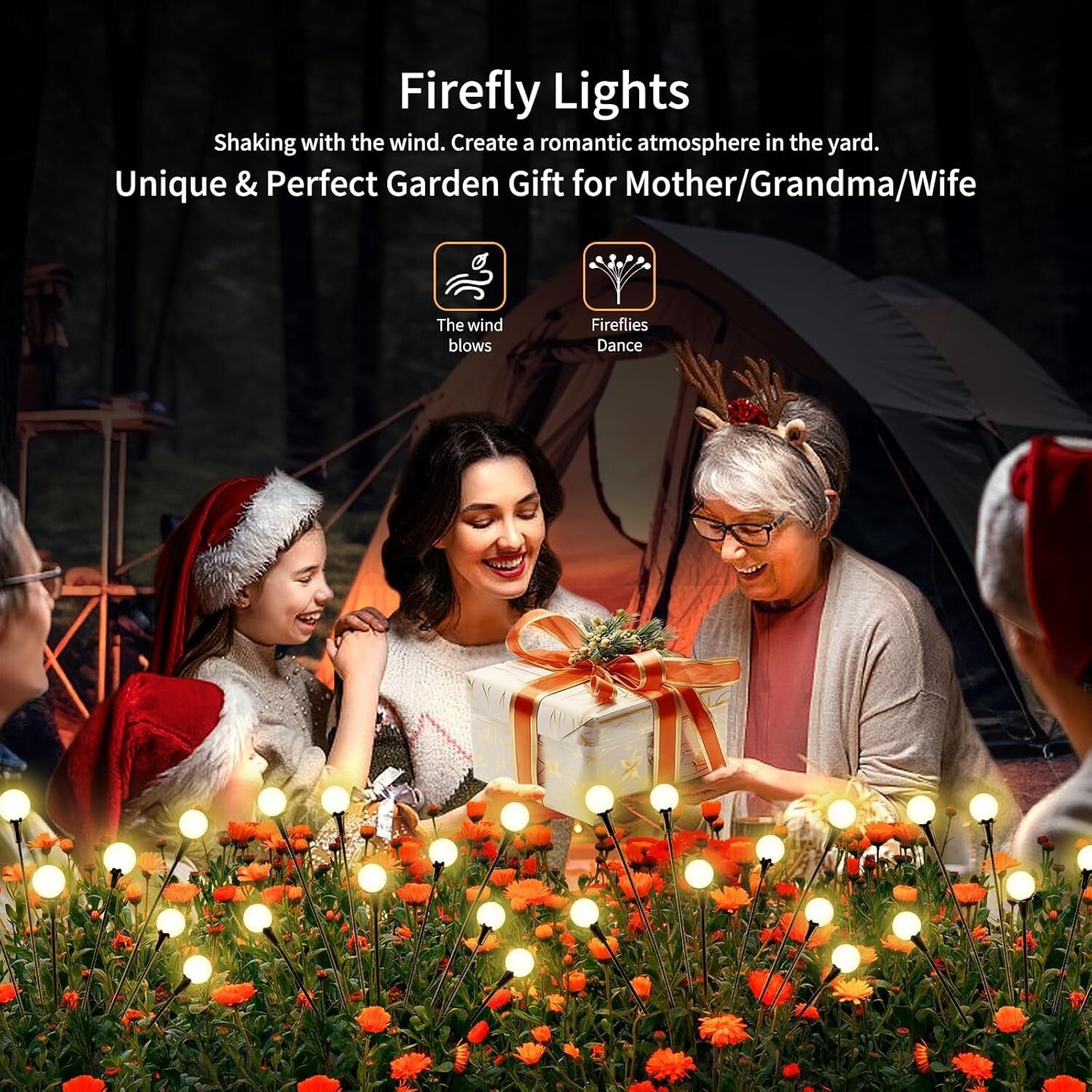 10 Pack Solar Garden Lights – Waterproof 80LED's for Romantic Outdoor Decor