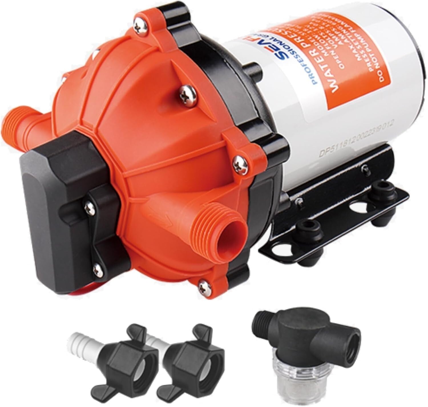 Powerful 55-Series Self-Priming Diaphragm Pump - Quiet 5.5 GPM Water Solution
