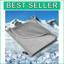 Load image into Gallery viewer, Ultra-Soft Cooling Blanket for Camping &amp; Travel - Easy Care &amp; Lightweight