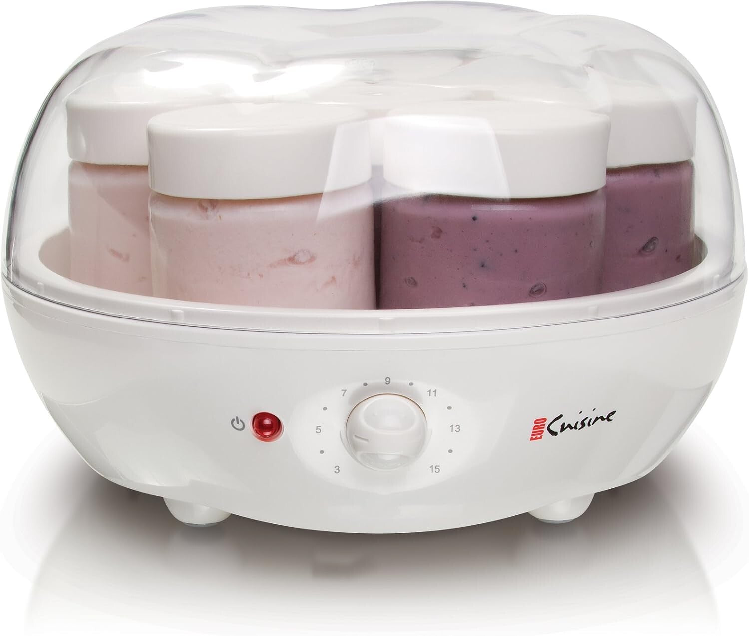 Create Probiotic-Rich Homemade Yogurt: Automatic Maker with Timer & Storage Jars