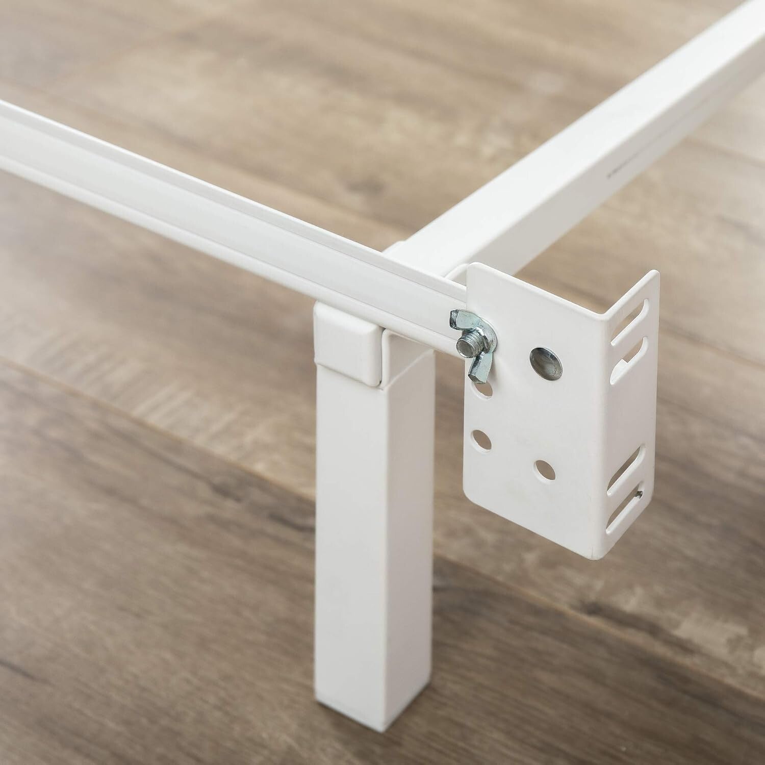 Easy Assembly Twin Bed Frame - Strong Steel Construction for Box Spring Support