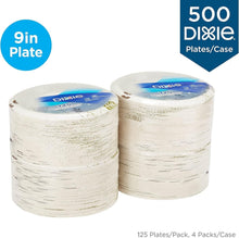 Load image into Gallery viewer, Sustainable 8.5" Medium-Weight Paper Plates - 500 Pack, Compostable &amp; Strong