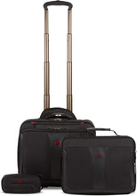 Load image into Gallery viewer, Wenger Patriot II 15.6-Inch Black Luggage with Padded Laptop Compartment