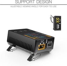 Load image into Gallery viewer, Efficient 1-6S RC Battery Charger with Touchscreen and Multi-Connector Support