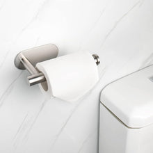 Load image into Gallery viewer, Stylish Self-Adhesive Toilet Roll Holder - Pack of 10 in Elegant Brushed Nickel