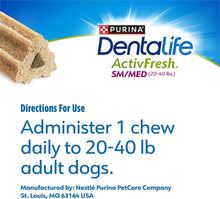 Load image into Gallery viewer, ActivFresh Dental Chews for Small &amp; Medium Dogs - 90-Piece Breath Fresheners