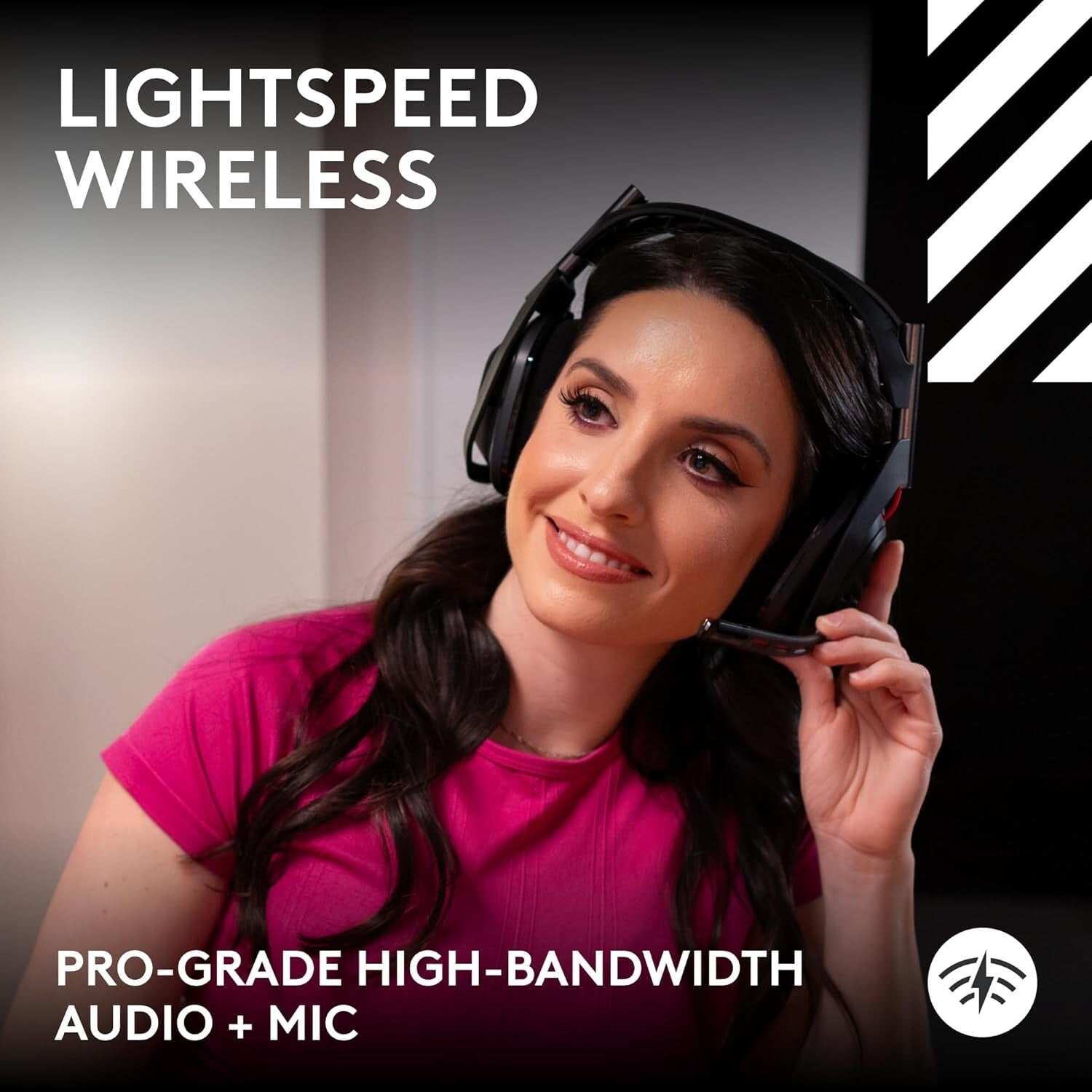 Astro A50 Wireless Gaming Headset + Base Station: PRO-G Audio & 3-System Switch