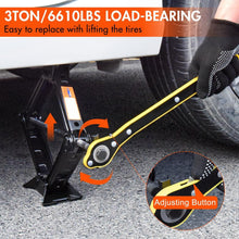 Load image into Gallery viewer, Portable Emergency Tire Change Kit - 3 Ton Scissor Jack &amp; Tools Included