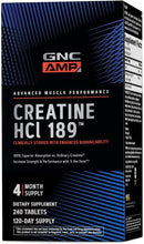 Load image into Gallery viewer, AMP Creatine HCl 189 Pills - Clinically Proven Muscle Builder &amp; Performance