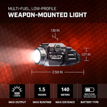 Load image into Gallery viewer, 500-Lumen TLR-7 X LED Weapon Light - Waterproof, Anodized Aluminum with Key Kit