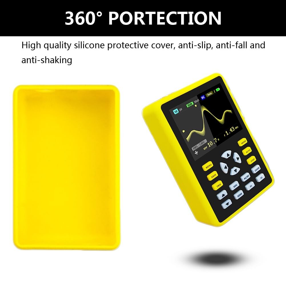 Digital Mini Oscilloscope - 500MS/s Sampling Rate with Powerful Trigger Modes