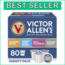 Load image into Gallery viewer, 80 Single Serve Coffee Pods - 100% Arabica Variety with Light to Dark Roasts!