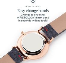 Load image into Gallery viewer, Oversized Nurse Watch with Interchangeable Leather Band - Easy to Read Design