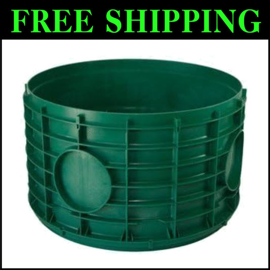 Easy Access 24'' Septic Tank Riser with 12'' Extension - Stackable & Strong