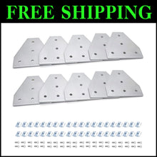 Load image into Gallery viewer, 10pc Aluminum 4040 Corner Bracket T Joint Plate Connector for Stable Structures