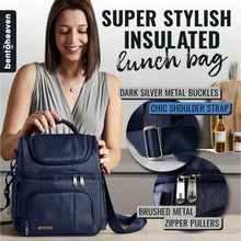 Load image into Gallery viewer, Insulated Lunch Box with Comfortable Strap - Perfect for Work, Travel, Picnics