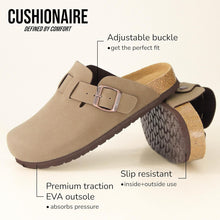 Load image into Gallery viewer, Hana Women's Clogs with 1.25-Inch Heel and Memory Foam - Perfect for Lounging