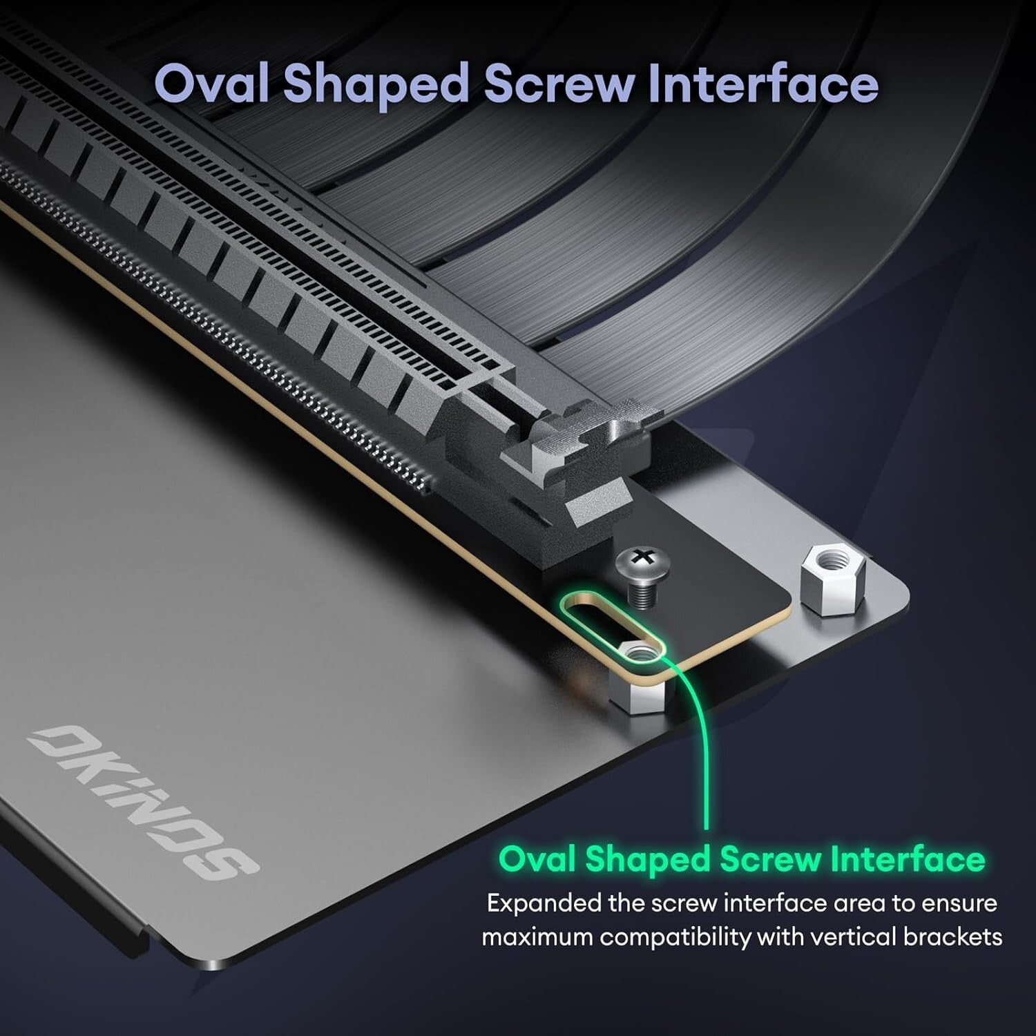 Flexible 150mm PCI-E Riser Cable - Gold-Plated Adapter for Maximum Transfer