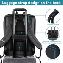 Load image into Gallery viewer, Versatile 18" Gaming Laptop Backpack with Waterproof Design and Storage Pockets