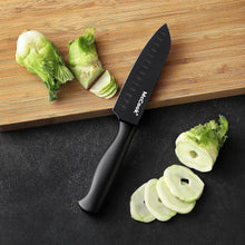 Load image into Gallery viewer, Stylish 15-Piece Non-Stick Knife Set with Built-In Sharpener - Ideal for Gifting
