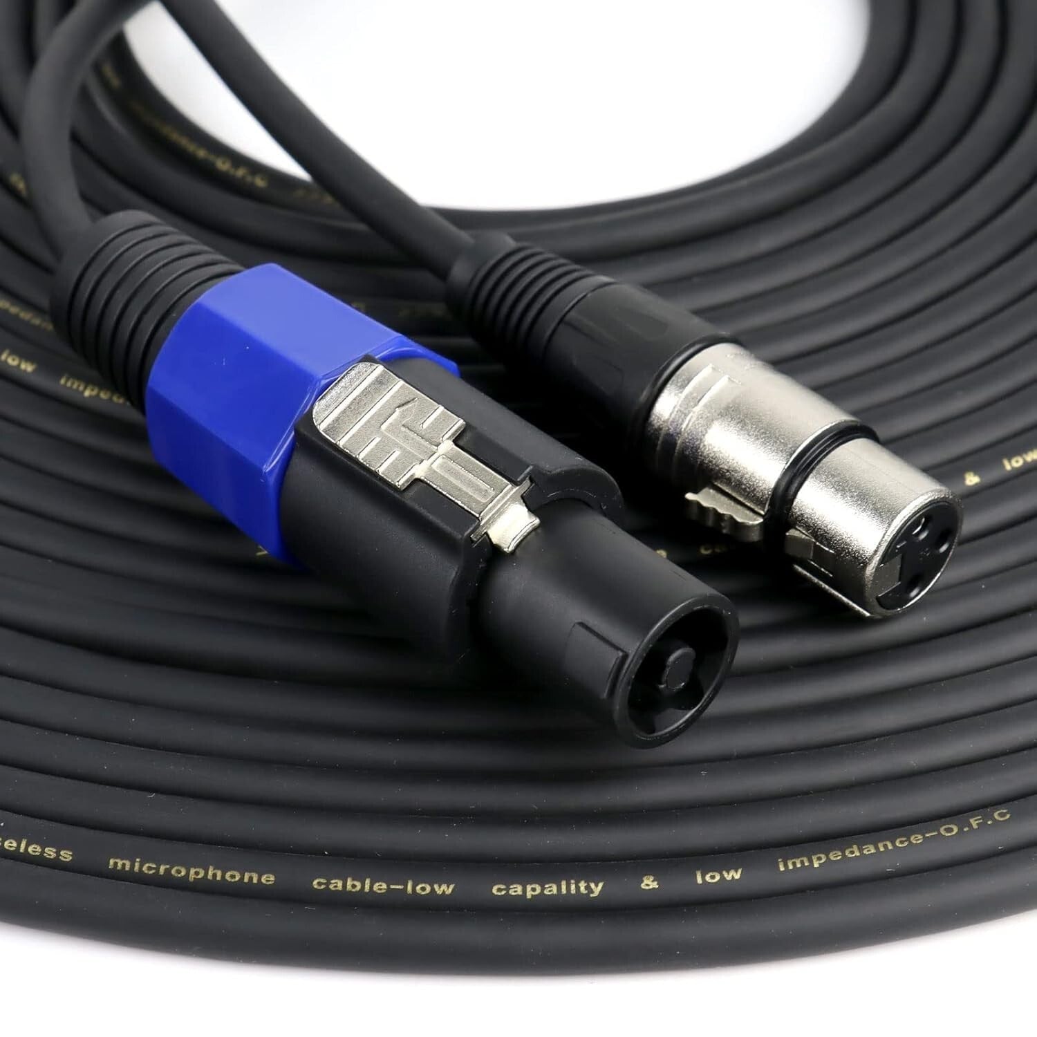50ft SpeakOn to XLR Female Cable - Professional Audio Connection for Musicians