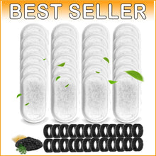 Load image into Gallery viewer, High-Efficiency Pet Water Fountain Filters with 24 Sponge Replacements Included