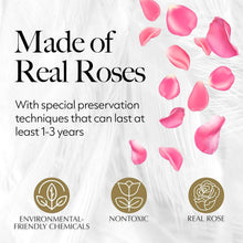 Load image into Gallery viewer, Luxurious 27 Pink Roses Forever Gift in Heart-Shaped Box - Stunning Home Decor