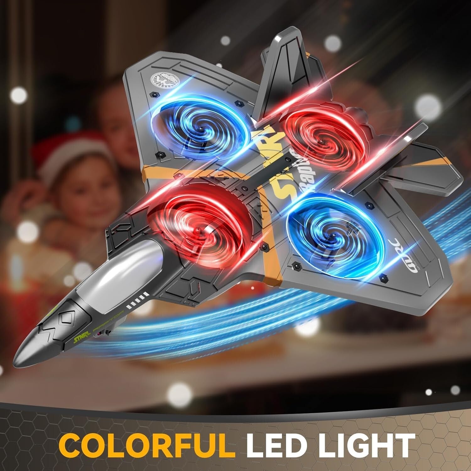 Durable V17 Remote Control Airplane - Aerial Stunts & Easy Controls for All Ages