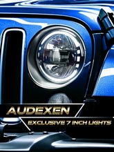 Load image into Gallery viewer, Upgraded 1200% Bright 7-Inch LED Headlights for Jeep Wrangler JKU JK 1997-2018