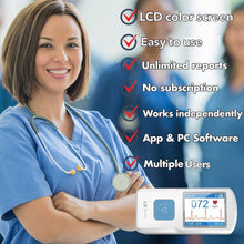 Load image into Gallery viewer, Rechargeable ECG Monitor: Lead I Heart Rate Recorder | Smartphone Compatible