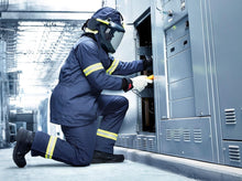 Load image into Gallery viewer, High Voltage Electrical Safety Gloves - Class 0 Rubber with Leather Protectors