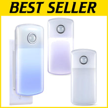 Load image into Gallery viewer, Dusk to Dawn Emergency Night Light &amp; Flashlight with Foldable Plug - 3 Count