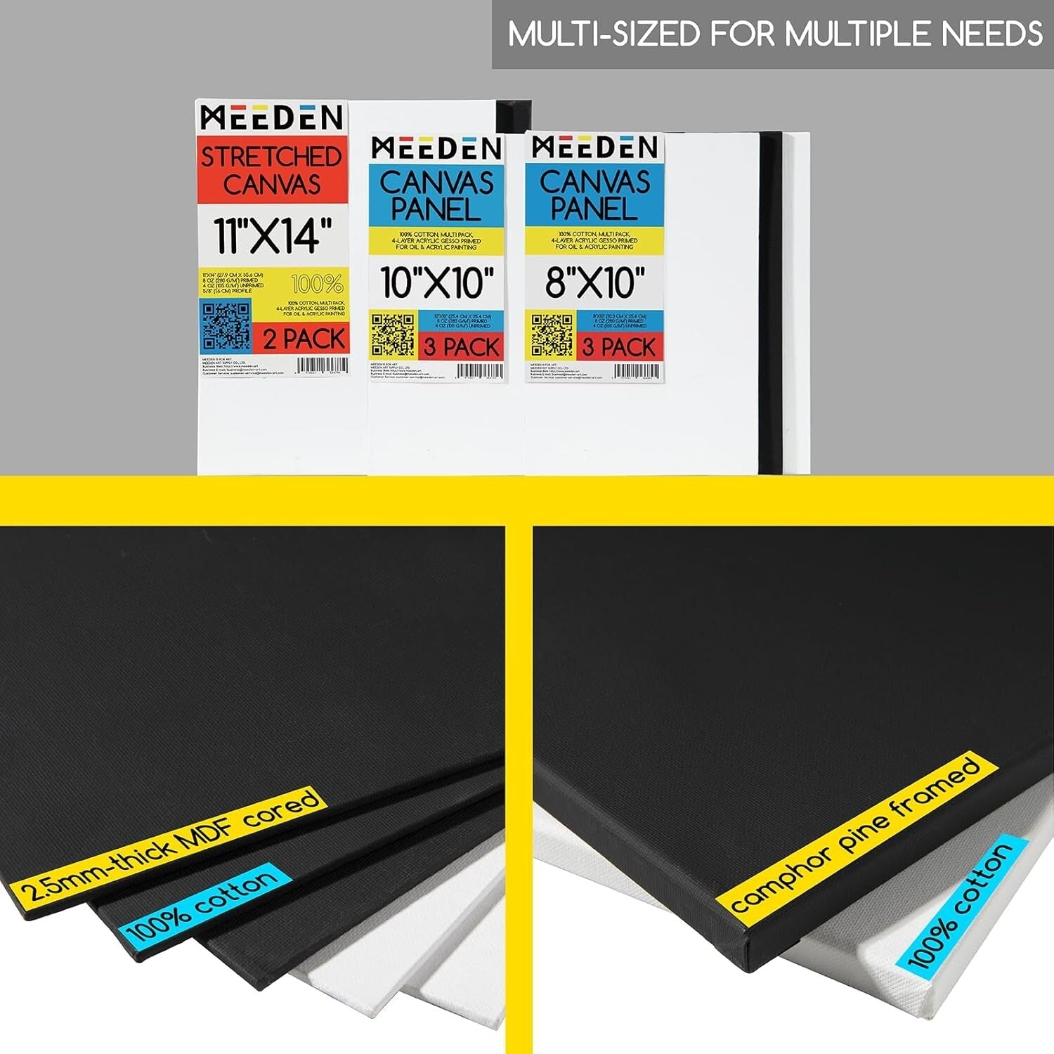 151-Piece Deluxe Painting Set with Easels for All Artists - Acrylic & Oil Colors