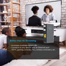 Load image into Gallery viewer, MoCA 2.5 Ethernet Adapter - Connect Up to 16 Nodes for Ultimate Performance
