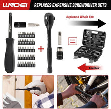 Load image into Gallery viewer, Durable Impact Socket Tool Set - 186 Pieces with Ratchet Wrench &amp; Extension Bars