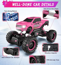 Load image into Gallery viewer, Fun and Safe Pink RC Truck for Girls - Ideal for Birthday and Christmas Gifts