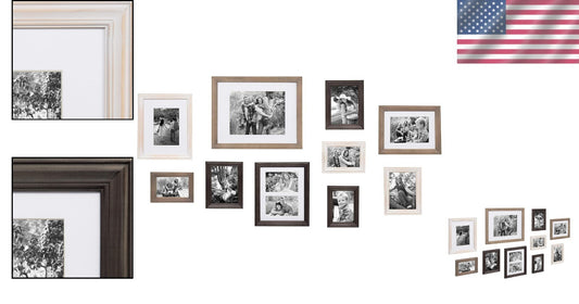 Create a Stunning Gallery Wall with Finished Bordeaux Frames - 10 Piece Set