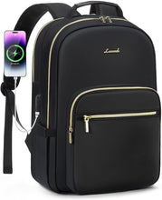 Load image into Gallery viewer, Lightweight 15.6-Inch Laptop Backpack with Anti-Theft Pocket and USB Charger