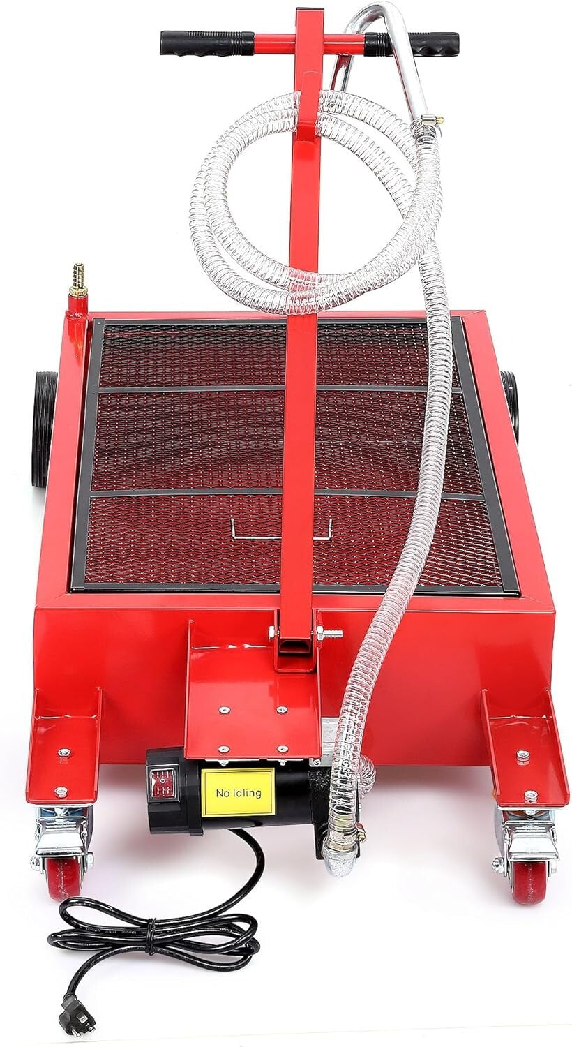 Effortless Oil Changes with Heavy-Duty Oil Drain Cart & 8 Ft Hose for Mechanics